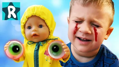 Bad Baby ЗЛАЯ КУКЛА Беби Бон Украла Глаза Ромы! Evil Doll Baby Born STOLE  Bad Baby Eyes - видео на Вокруг.ТВ.