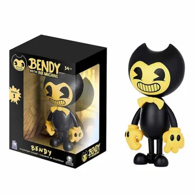 фигурки бенди и чернильная машина/Bendy and the Ink Machine/Черно-белая  статуя Бенди - купить с доставкой по выгодным ценам в интернет-магазине  OZON (1205735491)