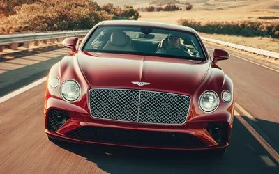 Обои Автомобили Bentley, обои для рабочего стола, фотографии автомобили,  bentley, gt, бентли, передок, машина, фиолетовый, дорога, кабриолет,  continental Обои для рабочего стола, скачать обои картинки заставки на рабочий  стол.