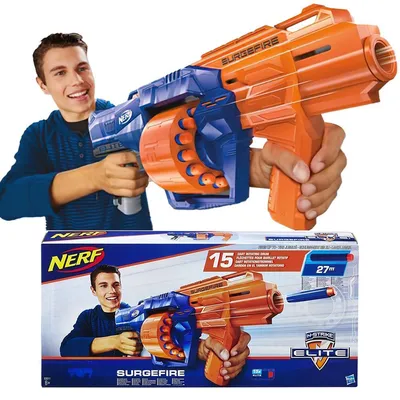 Hasbro Бластер Nerf N-Strike Elite SurgeFire Супер быстрый E0011 купить в  Москве | Доставка по России.