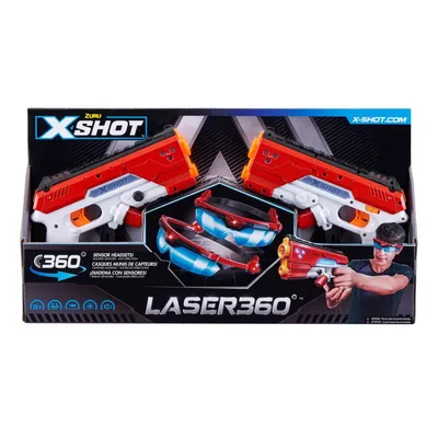 X-Shot: Skins. Набор бластеров Laser 360: купить игрушечное оружие по  низкой цене в Алматы, Казахстане | Marwin