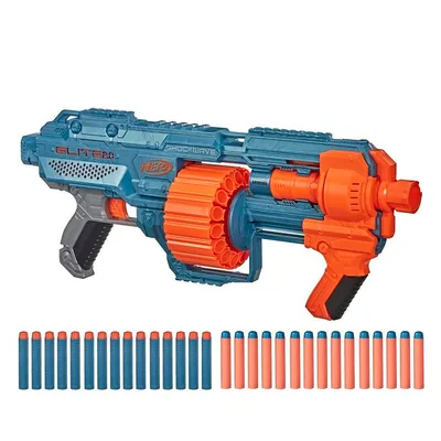 Бластер Nerf Elite 2.0 Shockwawe RD-15 E9527 купить в магазине FoxPox.ru