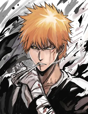 Image of bleach character ichigo in full hollow form on Craiyon