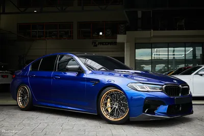 Blue BMW M5 F90 - Brixton Forged™