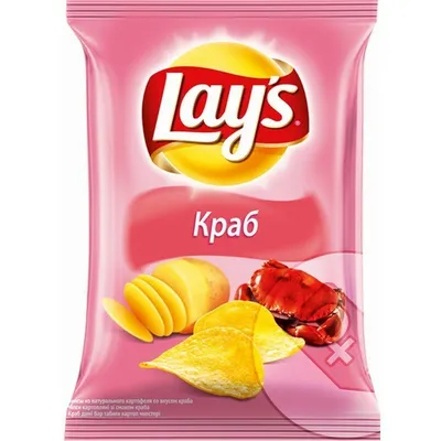 Чипсы \"Lays\" со вкусом краба 90 гр.