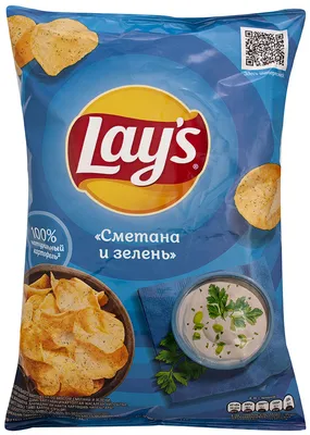 Чипсы Lays бел.грибы со смет. 150г из раздела Чипсы, снеки