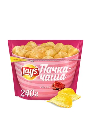 Чипсы картофельные Lays со вкусом краба, 37г - купить с доставкой в Самаре  в Перекрёстке