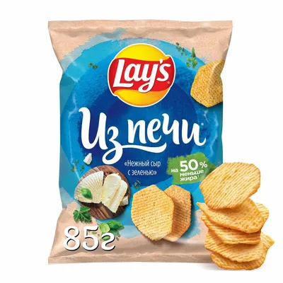 ЧИПСЫ LAYS 150Г СМЕТАНА/ЗЕЛЕНЬ — Домашние традиции