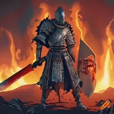 Artwork Elite Knight | Dark Souls | FromSoftware | Cook and Becker