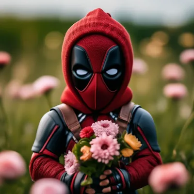 Купить фигурка Дэдпул Deadpool (подвижная, оружие, подставка, 16 см), цены  на Мегамаркет