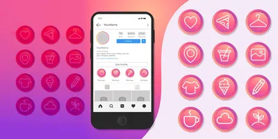 Актуальное в Инстаграм: как добавить истории, сделать обложки, иконки, фон  | Postium
