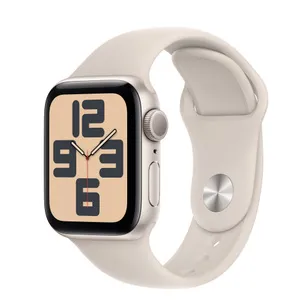 Buy Apple Watch SE GPS, 40mm Starlight Aluminum Case with Starlight Sport  Band - S/M - Apple