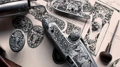 Лазерная гравировка оружия - заказать услугу в Custom Guns