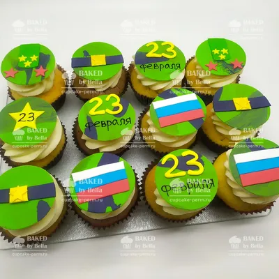 Съедобные картинки для капкейков на 23 февраля 23fevral0035 |  Edible-printing.ru