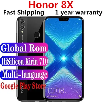 Huawei Honor 8X 128GB +6GB Dual SIM Global Version Android Smartphone-New  Sealed | eBay