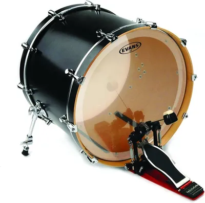 Amazon.com: Evans EQ4 Clear Bass Drum Head, 16 Inch : Musical Instruments