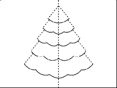 Шаблон елки для вырезания из бумаги распечатать, трафарет елки на окна 50+  идей