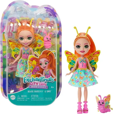 Buy Enchantimals HKN12 - City Tails Doll Belisse Butterfly | Enchantimals  Dolls UK | Bentzens