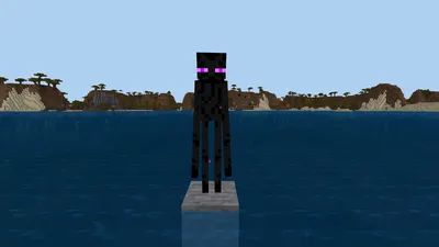 Мягкая игрушка Майнкрафт \"Телепортирующийся Эндермен\" Teleporting Enderman  12см