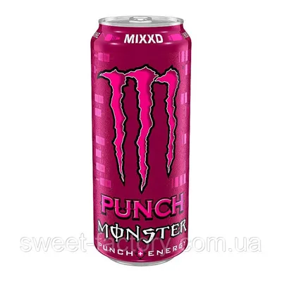 Энергетик Monster Energy Punch Mixxd 500 ml (ID#1433048219), цена: 164 ₴,  купить на Prom.ua