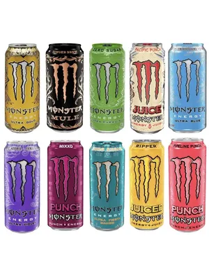 Monster energy 10 вкусов по 500мл. (Европа). Monster Energy 46913814 купить  за 2 677 ₽ в интернет-магазине Wildberries