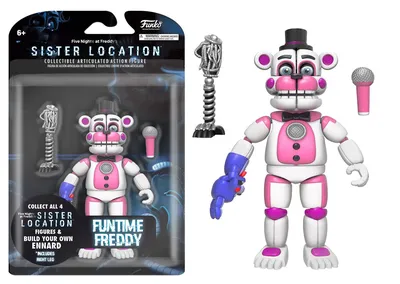 Фигурка Funko Sister Location Five Nights At Freddy's: Funtime Freddy,  купить в Москве, цены в интернет-магазинах на Мегамаркет