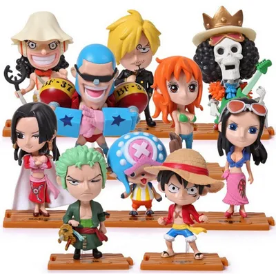 Набор фигурок One Piece 68th gen / Ван-Пис 10шт 7-11см (пакет) - купить с  доставкой по выгодным ценам в интернет-магазине OZON (180990062)