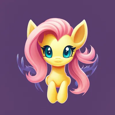 Флаттершай (Fluttershy (Vaulted)) из мультика Мой Маленький Пони