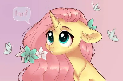 Логотип, my little pony, Флаттершай…» — создано в Шедевруме