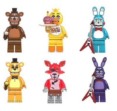 Набор фигурок совместимых с Лего ФНАФ 5 ночей с Фредди (FNAF) (2) - купить  недорого в интернет-магазине игрушек Super01