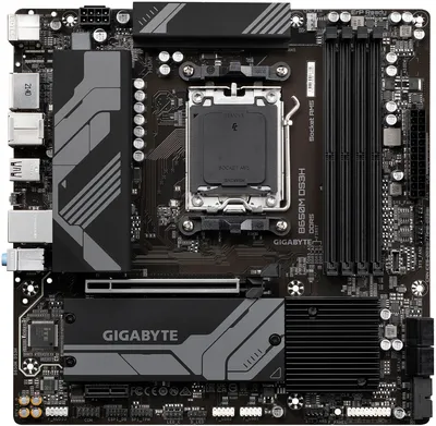 GIGABYTE B650M DS3H (Socket AM5) USB 3.2 Gen2 AMD Motherboard Black B650M  DS3H - Best Buy