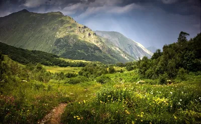 Пейзажи Кавказа. Фото гор, природы и достопримечательностей - Itonga.ru