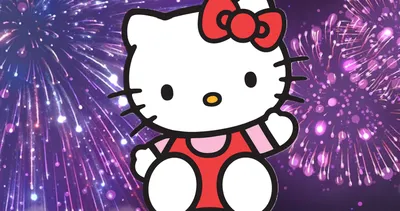 Make a hello kitty an hd wallpaper, where the background has these initials  \"rmtp\" on Craiyon
