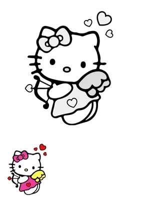 How to draw Hello Kitty step-by-step with simple and easy drawing tutorial