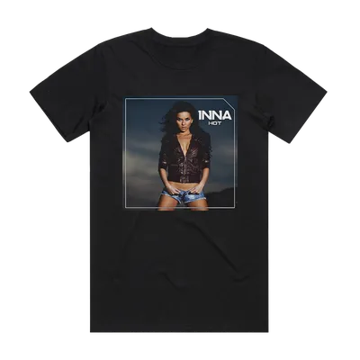 Inna Hot 1 Album Cover T-Shirt White – ALBUM COVER T-SHIRTS