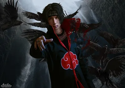 Naruto - Akatsuki Itachi Kissen | Elbenwald