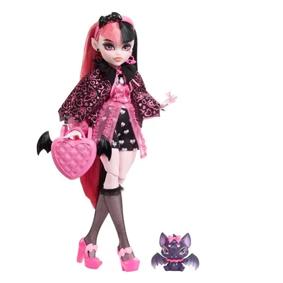 Кукла Монстр Хай Дракулаура c питомцем базовая Basic-G3 Monster High  Draculaura | Играландия - интернет магазин игрушек