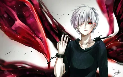 Фото Kaneki Ken / Канеки Кен из аниме Tokyo Ghoul / Токийский Гуль