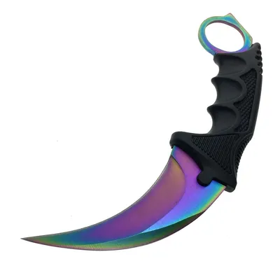 Нож Керамбит Karambit из CS GO Радужный градиент