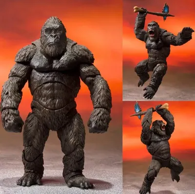 Игровая фигурка Кинг-Конга (King Kong), с боевым топором и телебашней, 15  см (id 93134477), купить в Казахстане, цена на Satu.kz