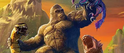 Игровая фигурка Кинг-Конга (King Kong), с боевым топором и телебашней, 15  см (id 93134477), купить в Казахстане, цена на Satu.kz