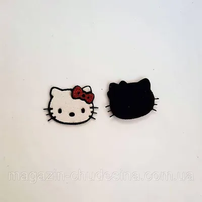 Патч декоративная серединка для бантиков и заколок Хелло Китти (Hello  Kitty)1, тканевый декор, наб.2 шт (ID#1331054941), цена: 13 ₴, купить на  Prom.ua