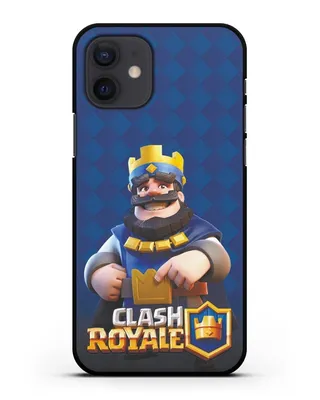 Чехол с принтом Клэш Рояль (Clash Royale) - Король для iPhone 12 силикон  купить недорого в интернет-магазине Caseme