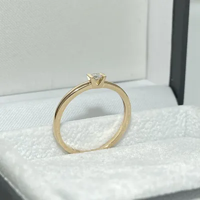 Кольцо с бриллиантом | Goldsmith.store Помолвочные кольца