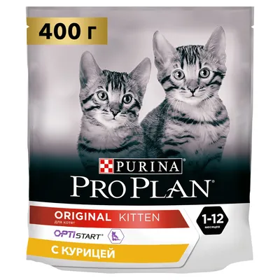 Сухой корм Pro Plan Original Kitten для котят от 1 до 12 месяцев – Корм для  кошек