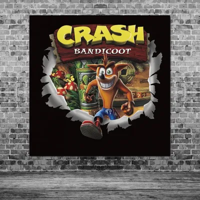 Плакат \"Крэш Бандикут, Crash Bandicoot\", 60×60см (ID#872899005), цена: 290  ₴, купить на Prom.ua