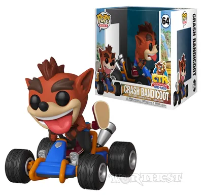 Фигурка Funko POP! Crash Team Racing Crash Bandicoot Rides Крэш Бандикут -  с доставкой по всей Украине | Worthest.com.ua