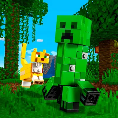 Игрушка «Крипер Майнкрафт» (Minecraft Creeper) 25 см. купить в Минске