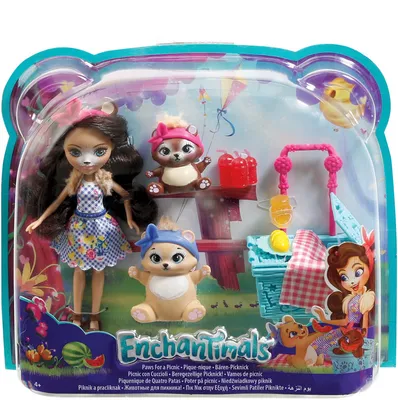 Enchantimals - набор из 3 кукол-русалок с домашними животными — Juguetesland