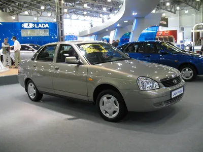 Lada Priora Left rear editorial stock image. Image of restored - 128744004